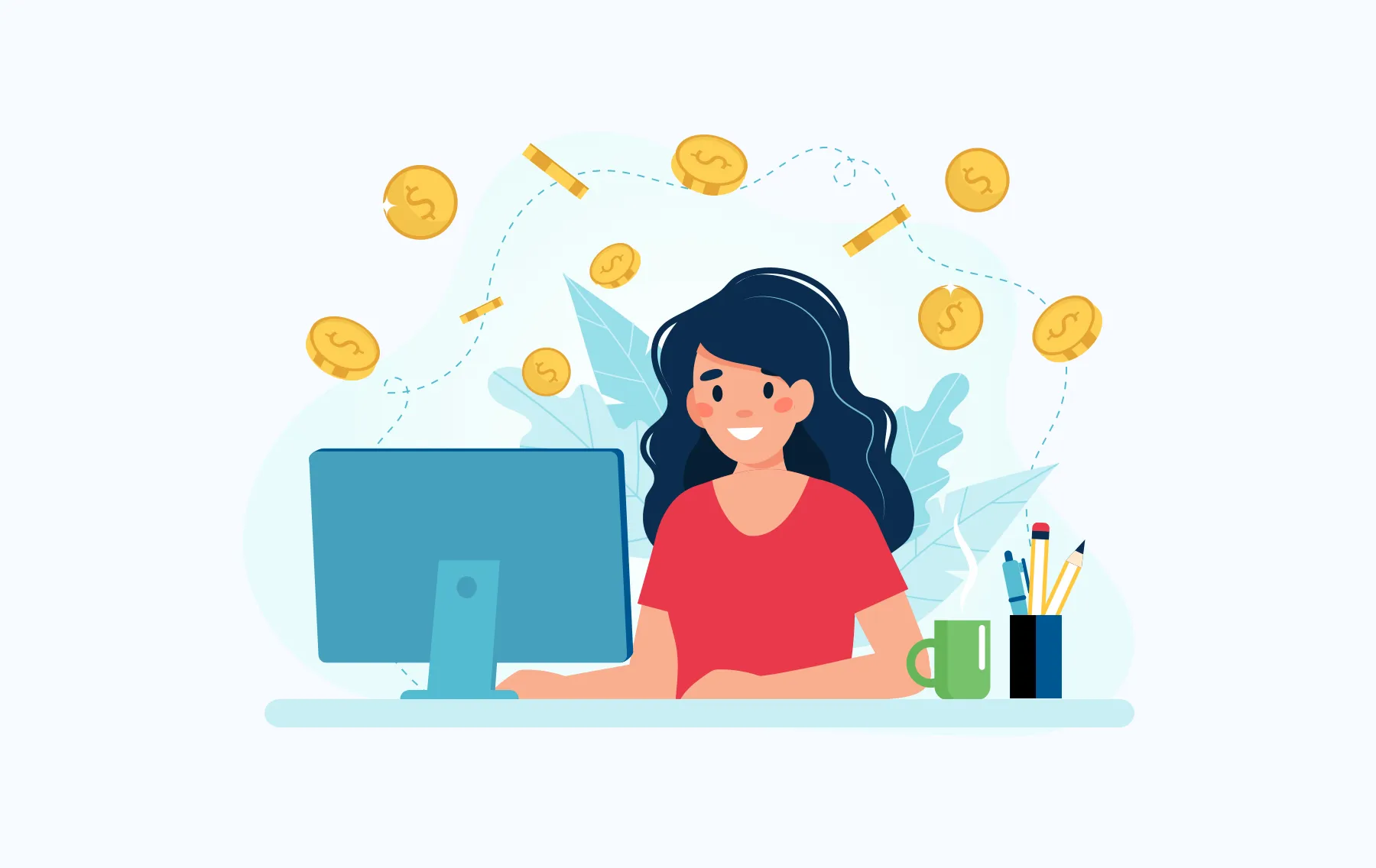 Income from digital services and freelance work